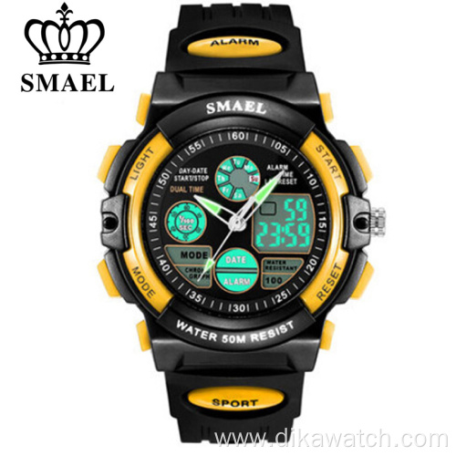 SMAEL LED Display Digital Children Watch